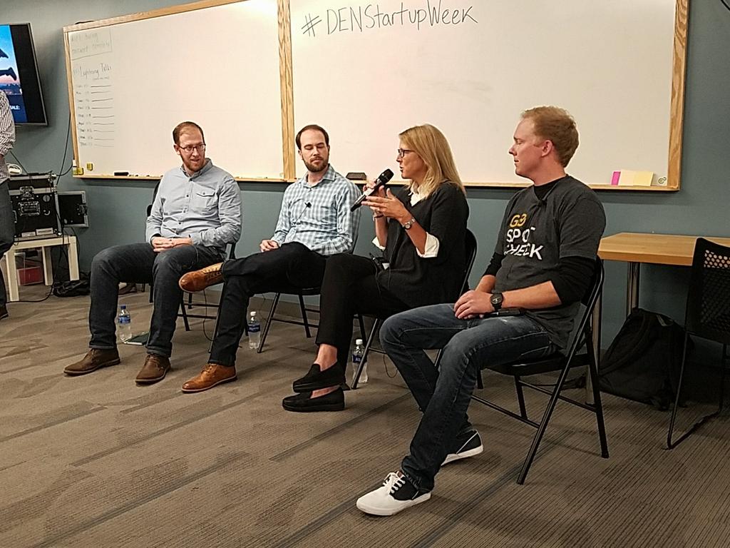 @brianwones of @CloudElements  giving implementation advice to a packed room at the Turing School
#denstartupweek