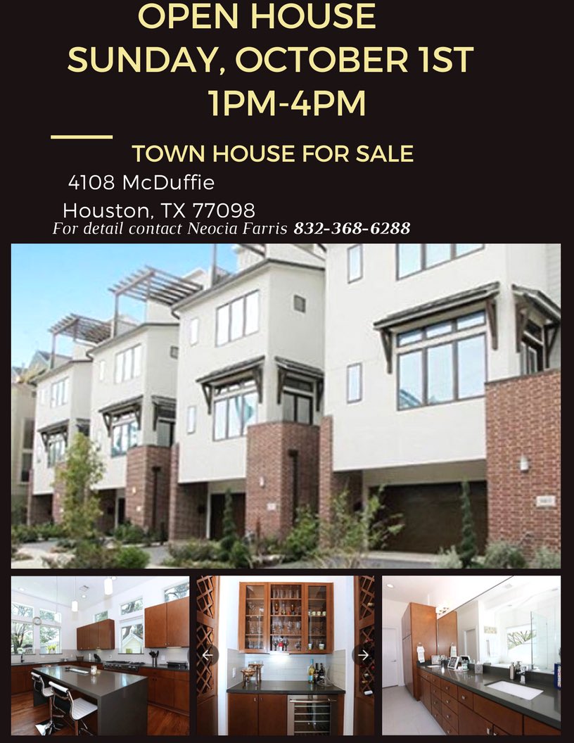 yoshigirl00's tweet photo. October 1st, join me from 1-4pm at 4108 McDuffie, Houston, TX 77098 for your VIP tour of this Open House! #HoustonRealEstate #InteroHouston https://t.co/vuexDWqvkA