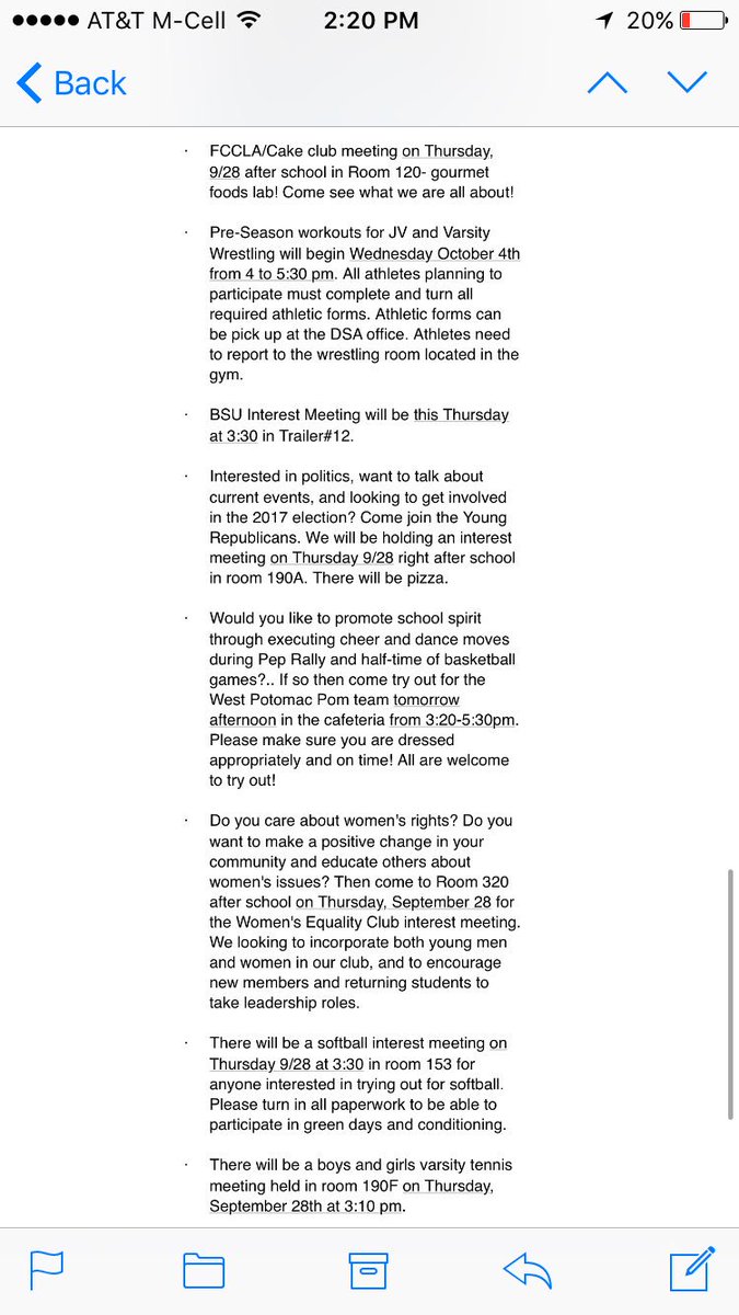 WestPoSGA's tweet photo. ‼️ YOU BEST READ THESE ANNOUNCEMENTS ‼️#terrencetuesday https://t.co/hjsq9aNZPf