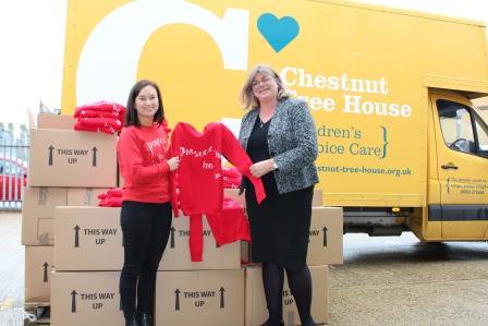 A big thank you to <a href="/ellieelliecouk/">Ellie Ellie</a> for their generous donation of Christmas Prosecc ho ho ho  jumpers available in our shops soon