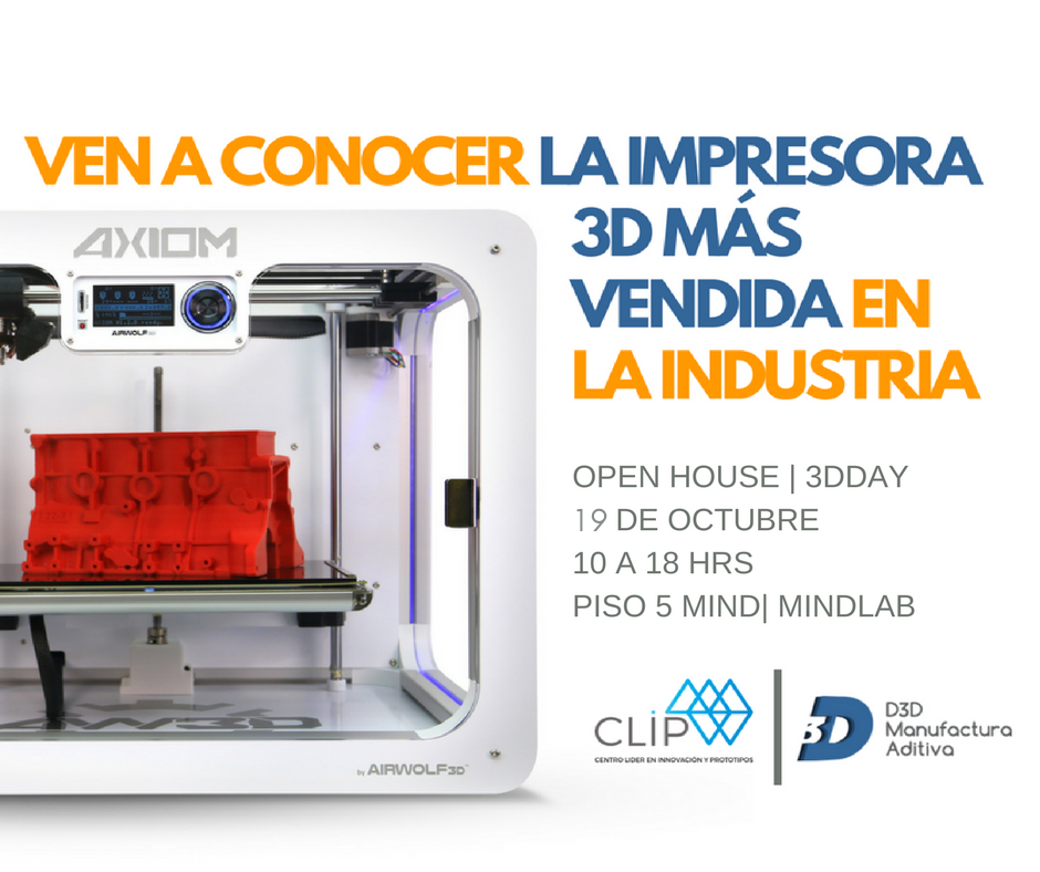 d3dmx's tweet photo. Conoce las características de la #ManufacturaAditiva @airwolf3d   y sorprendéte con lo que puedes desarrollar en nuestro #OPENHOUSE https://t.co/K30IJNscQ0