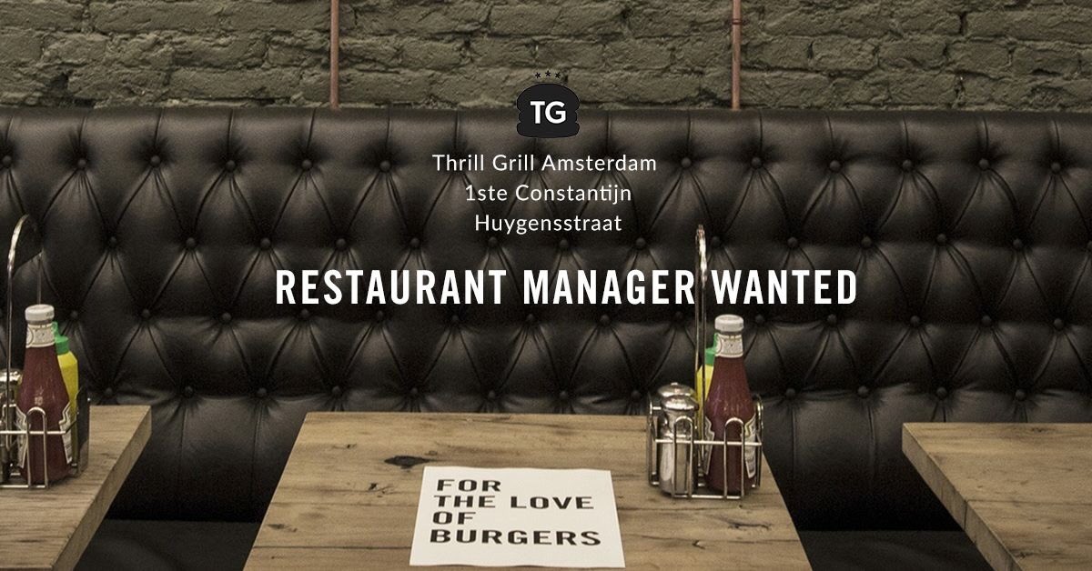 Zelf interesse of ken jij iemand?

Mail dan z.s.m. motivatie en cv naar tessa@thrillgrill.nl