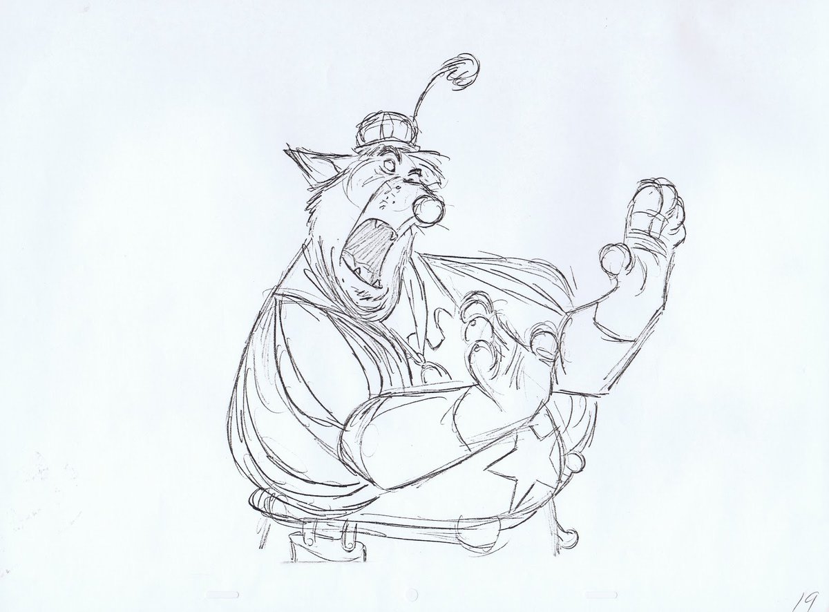 Ronnie Del Carmen On Twitter Milt Kahl Sheriff Of Nottingham Animation Drawings Robin Hood