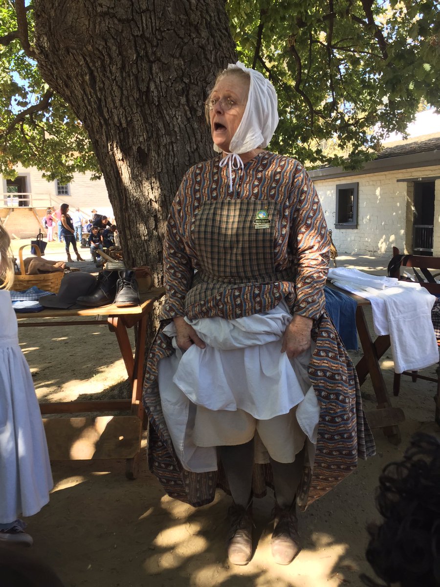 TeachWeiner's tweet image. Something  I never thought I&apos;d hear on a field trip- And now let&apos;s look at my underwear! #WCSJoyfulLearning #LifeLongAgo #SuttersFort