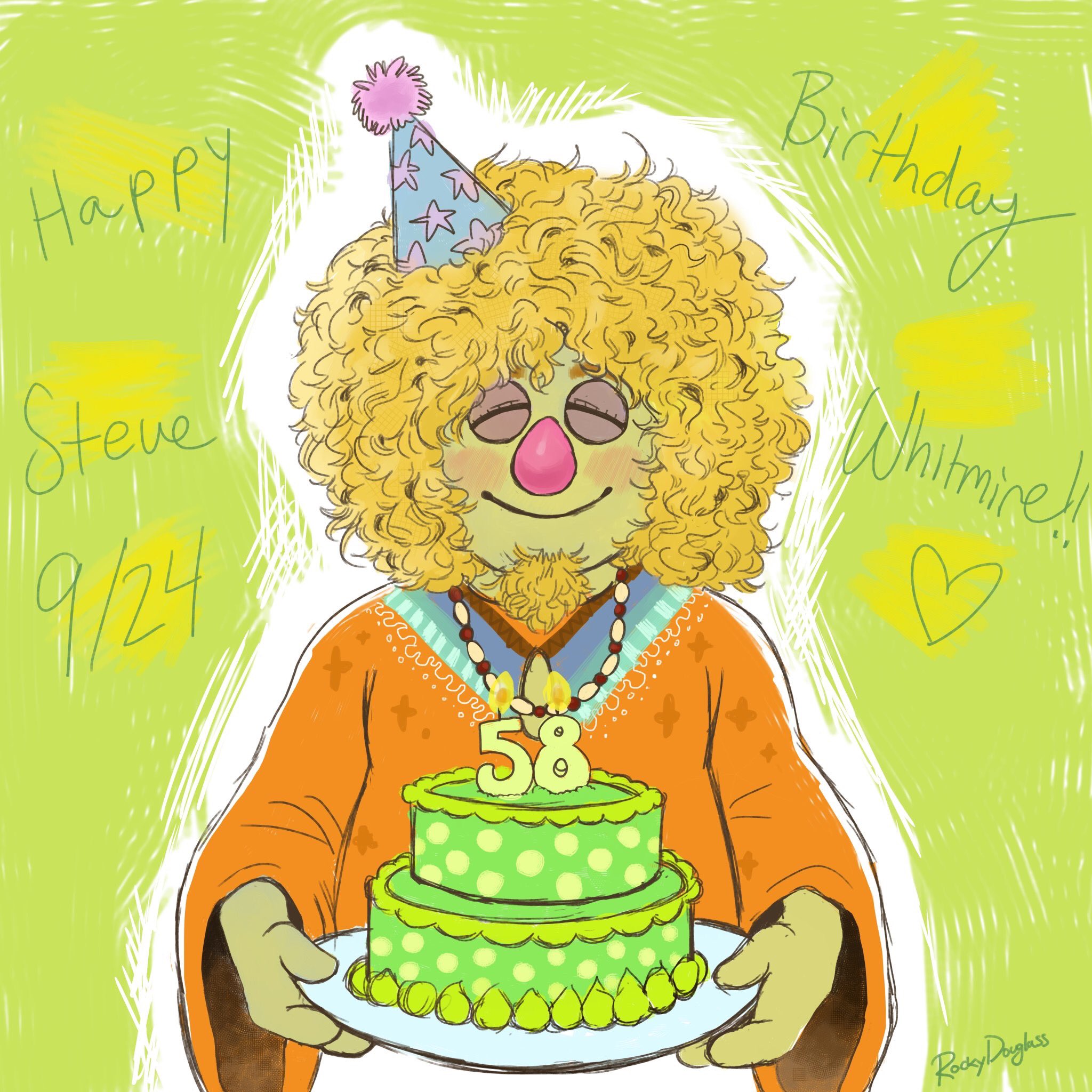 Happy belated birthday to steve whitmire!! 
