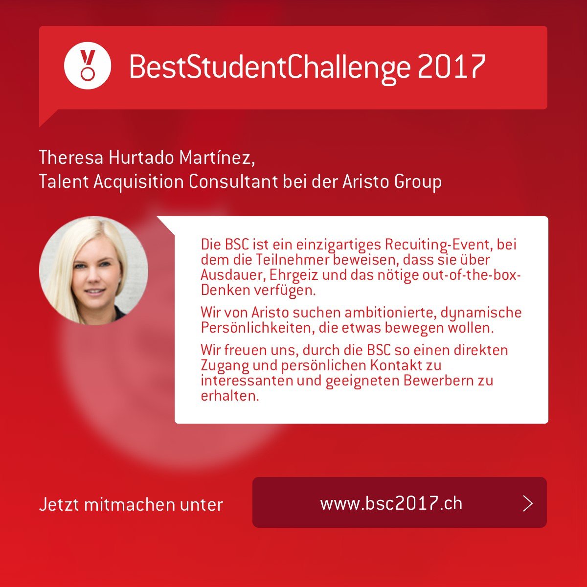 Auch die Aristo Group sucht die Besten! Schaffst du es, zu überzeugen und Best Bachelor oder Best Master zu werden? staufenbiel.ch/bscCH2017/?utm…