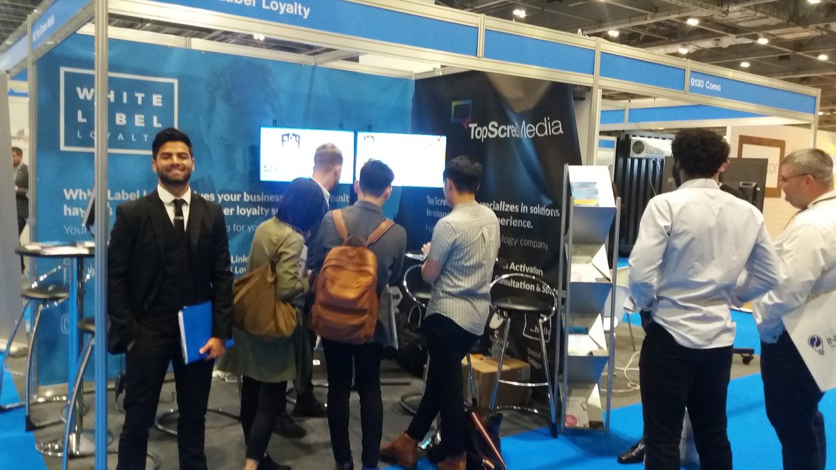 WhiteLabelLoyal's tweet photo. We are having a busy day @RestTechLive visit us at stand 9122 for your very own bespoke mobile loyalty app! #restauranttech #Hungry4growth https://t.co/PVDVHiUbNb