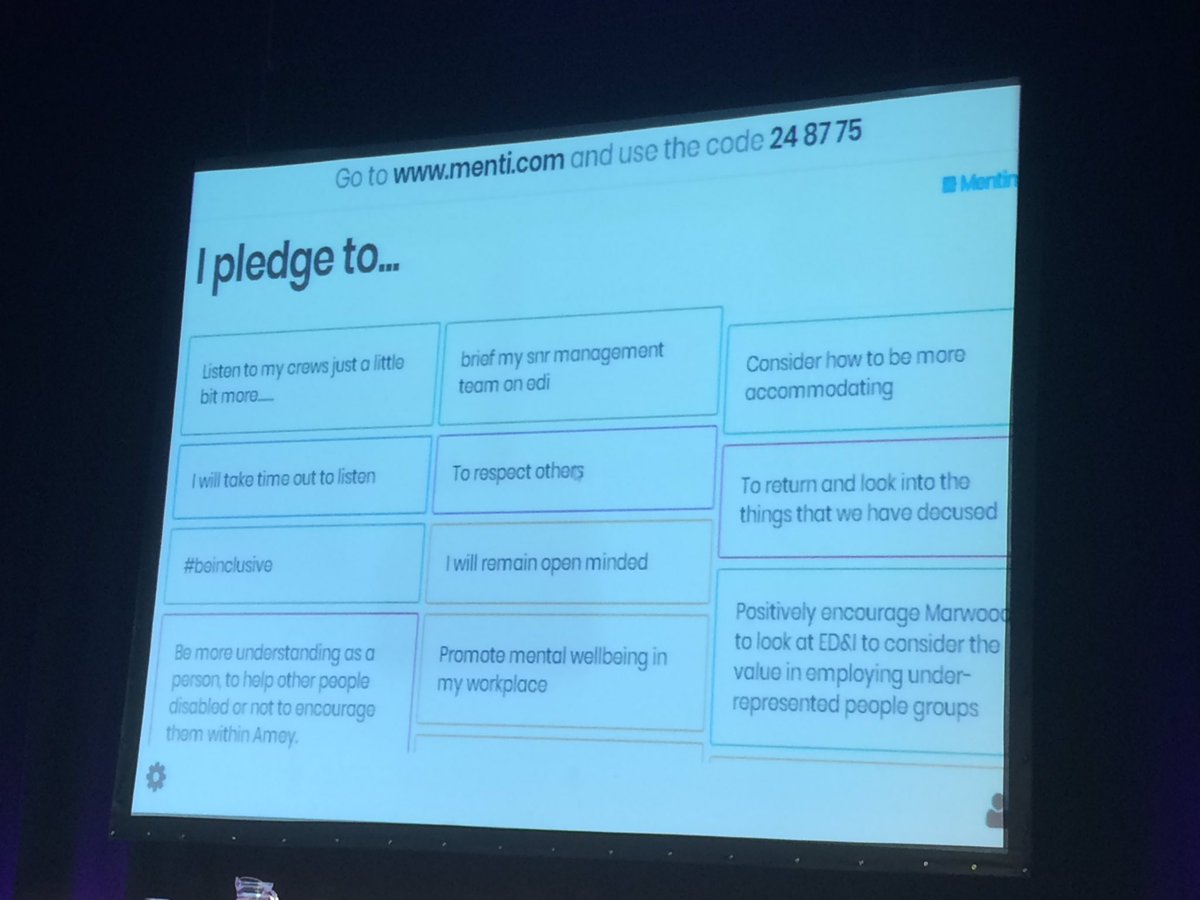 lara_thorns's tweet photo. Pledges coming in at @Ameyplc supplier diversity day #NIW2017 #AllInWithAmey https://t.co/gaajJzjyWb
