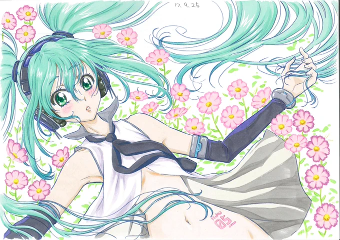 345日目。お花畑少女。初音ミク5/50 