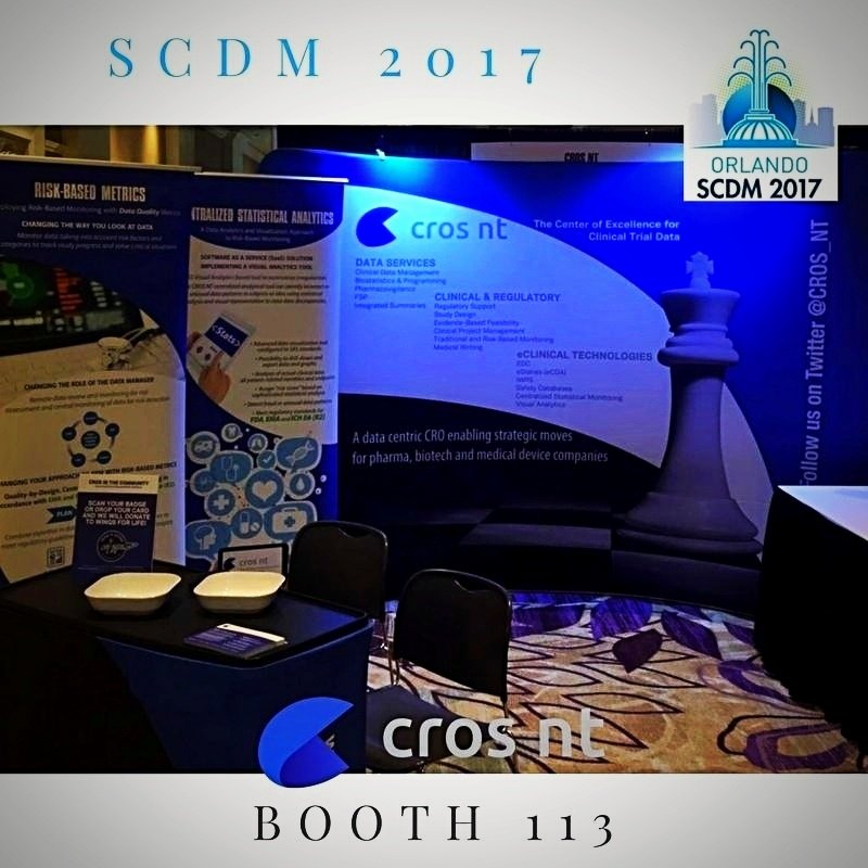 CROS_NT's tweet photo. Our Data Management division offers Sponsors of #clinicaltrials resources that are certified in the use of #RaveX and #Balance #SCDM17 https://t.co/WCu7ctdcQn