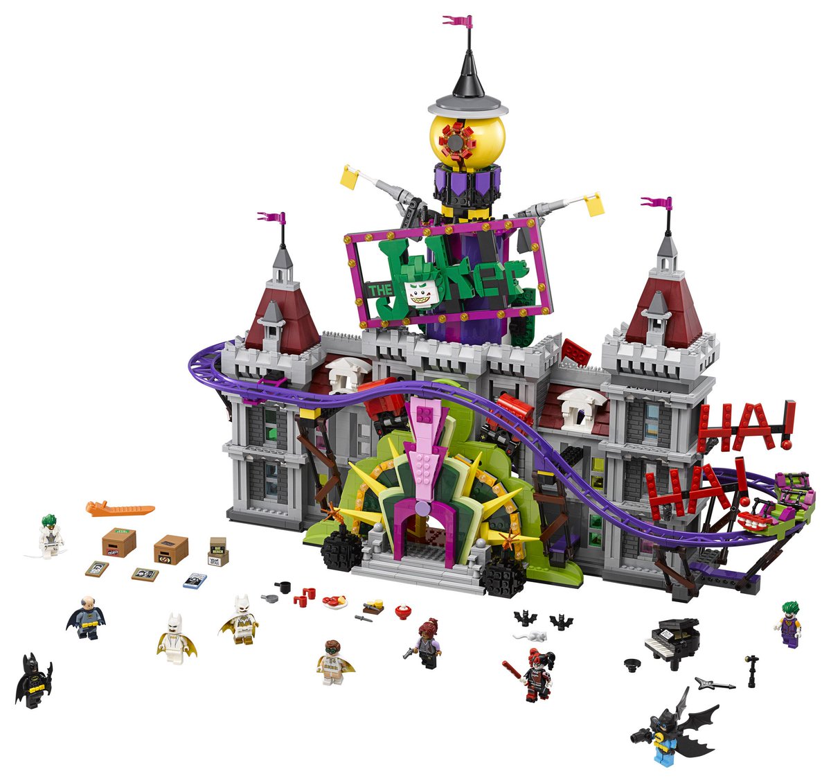 LEGO_Group's tweet photo. Dare to enter The Joker Manor? Join The Joker's mischievous antics starting this November! https://t.co/390ehLatJr
