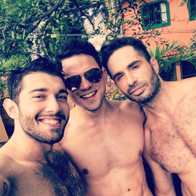 With #colleagues at @LucasEnt . @MichaelLucasNYC @DakotaPayneXXX @BenBatemenXXX @QueerMeNow #LucasEnt