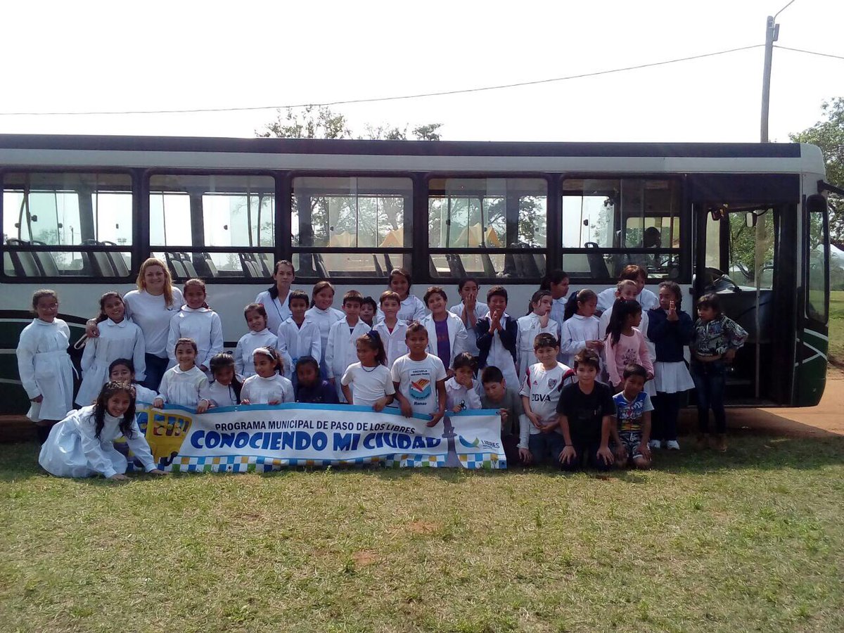 pasodeloslibres's tweet photo. #AhoraEnLibres los chicos de la Escuela N° 477 también participaron del Programa “Conociendo mi ciudad” 😀 https://t.co/EagwcX6yCD