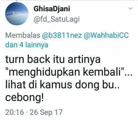 Gagal Paham Lagi Heboh Kaos Bertuliskan Turn Back Quran Gagal Paham Lagi Heboh Kaos Bertuliskan Turn Back Quran