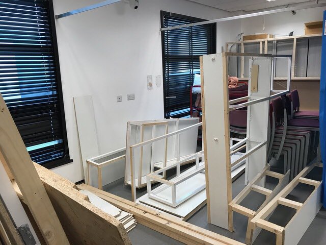 TeesParamedic's tweet photo. Another simbulance being built in the skills lab ready for operations next week! #exciting #teesfirst https://t.co/CeucTwTv9F