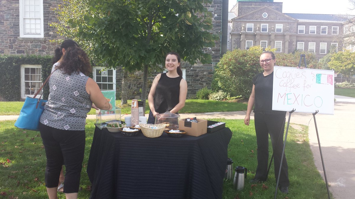DalUClub's tweet photo. Mexico Relief Fundraiser. Come grab a Java Blend coffee and freshly baked cookie #javablend #dalhousieuniversity #ilovehfxlocal https://t.co/HjG8em0Rwd