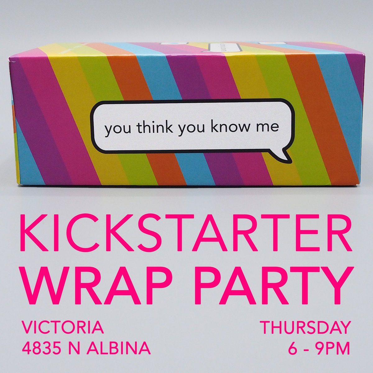 Launch party flyer