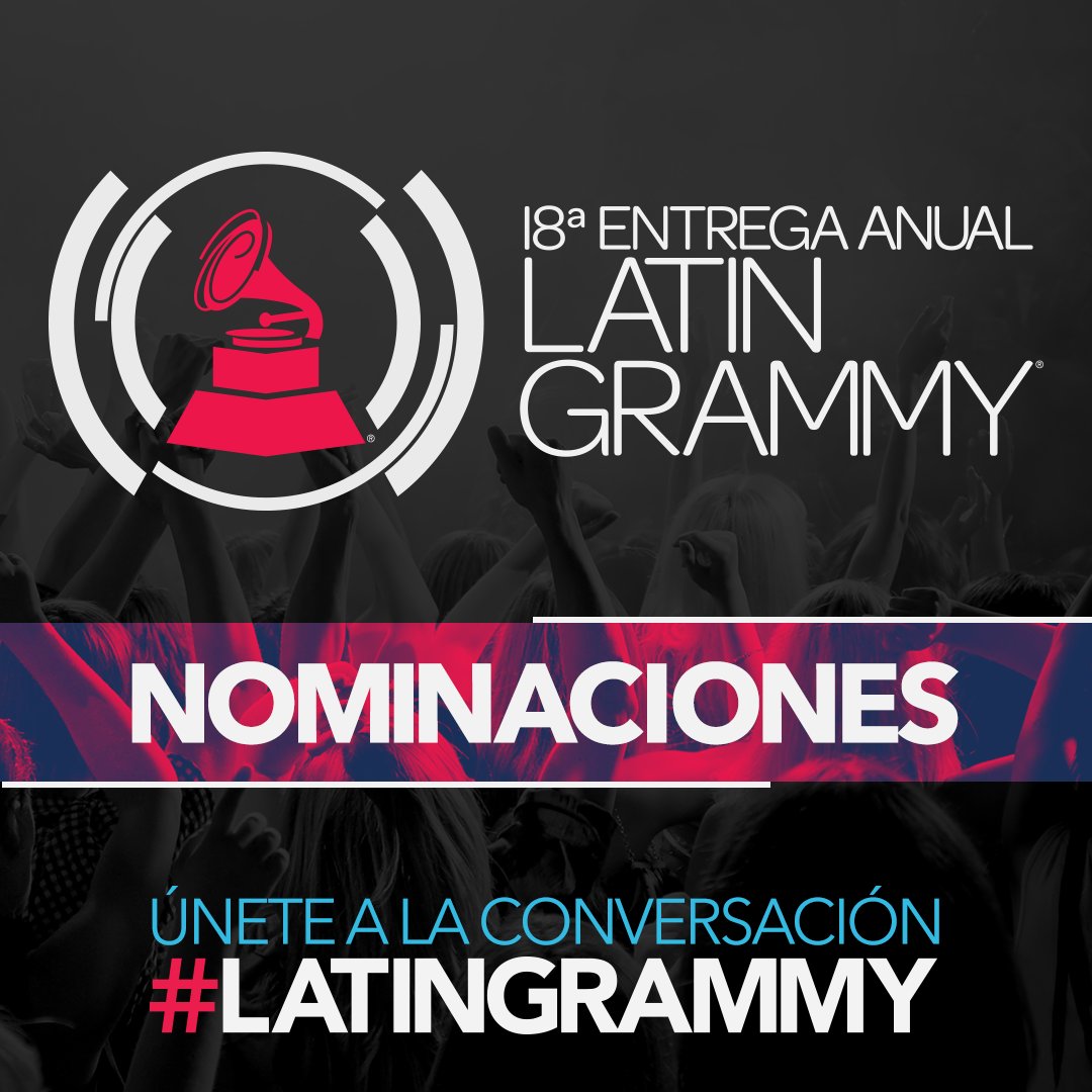 LatinGRAMMYs's tweet photo. Felicidades a todos los Nominados ¡RT para felicitarlos! #LatinGRAMMY https://t.co/pcOTLlR1gs https://t.co/AqiRAADY4D