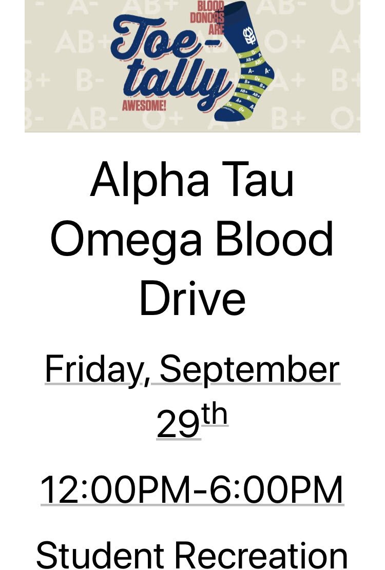 AggieATO's tweet photo. The Houston area needs your help! Our blood drive at the REC this FRIDAY will benefit the victims of Harvey. Schedule or just come by! https://t.co/pHh4jPHciX