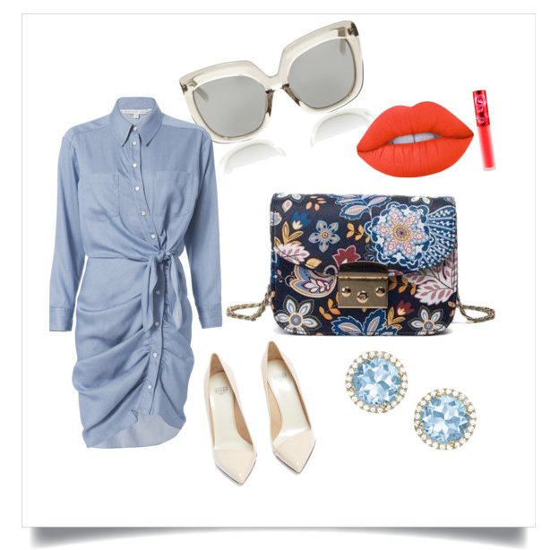 Casual / business look for a girl on the town with Azzurra! Check it out!😍😘😘😘