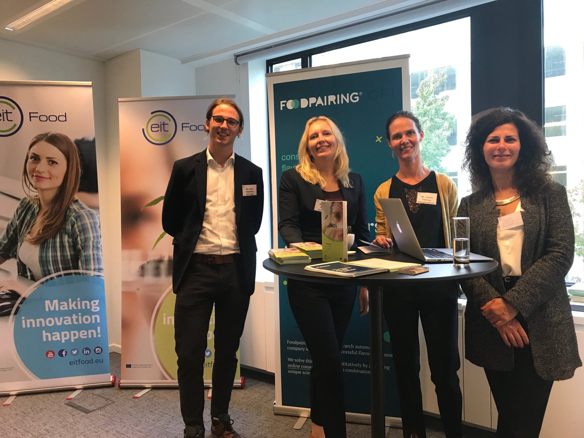 Meeting #entrepreneurs &amp; #innovators from #EITCommunity at the #EIThouse opening in #Brussels. #EITcommunity #H2020