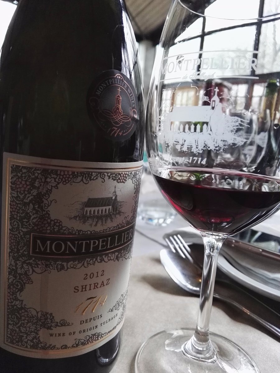 Rhub_Riesling's tweet photo. This is just such a gorgeous Shiraz, #MontPellierSA, @Shiraz_SA 2012 vintage tasted at the farm. Smoooooth. Was @livingitupct's fav red too https://t.co/8o7BcEoJoy