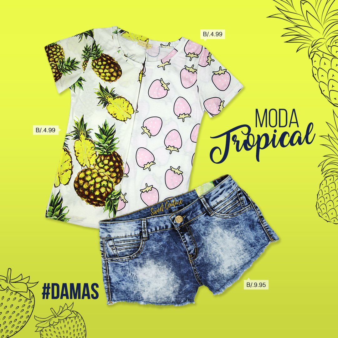 ElCampeonPTY's tweet photo. Moda que te hace sentir alegre y fresca en todo momento. #ElCampeón #ModaTropical https://t.co/pW1Fvi7nMF