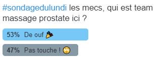 wyylde's tweet image. Chers amis, vous êtes majoritairement de la #teamprostate !
Wyylde est fier de vous 😉