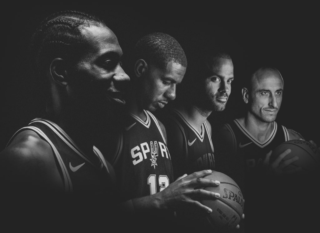 spurs's tweet photo. We're baccckkkkk.

#GoSpursGo https://t.co/NWCdH6JyOa