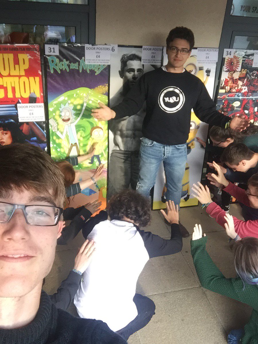 student union member transcending humanhood #sabbselfie