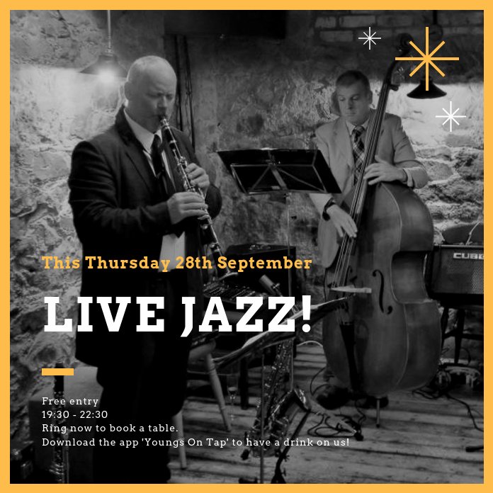CityGateExeter's tweet photo. #jazzmusic #livemusic #exeter #exetercitycentre #exetersocial #exetermusic #exeterlife #citygateexeter #publife #exeterlivemusic #livejazz https://t.co/5XZitGE8Xm