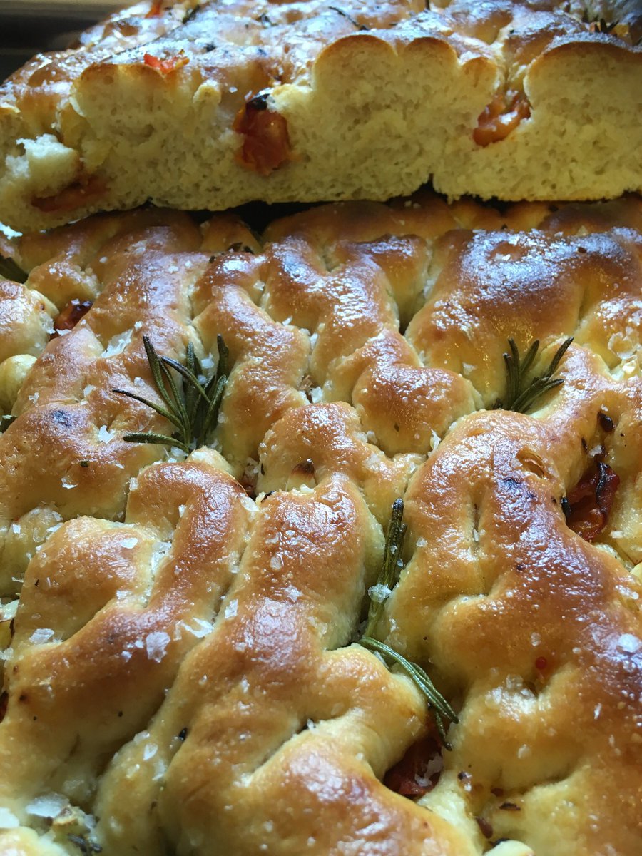 Focaccia for this evenings service. Smells nice.