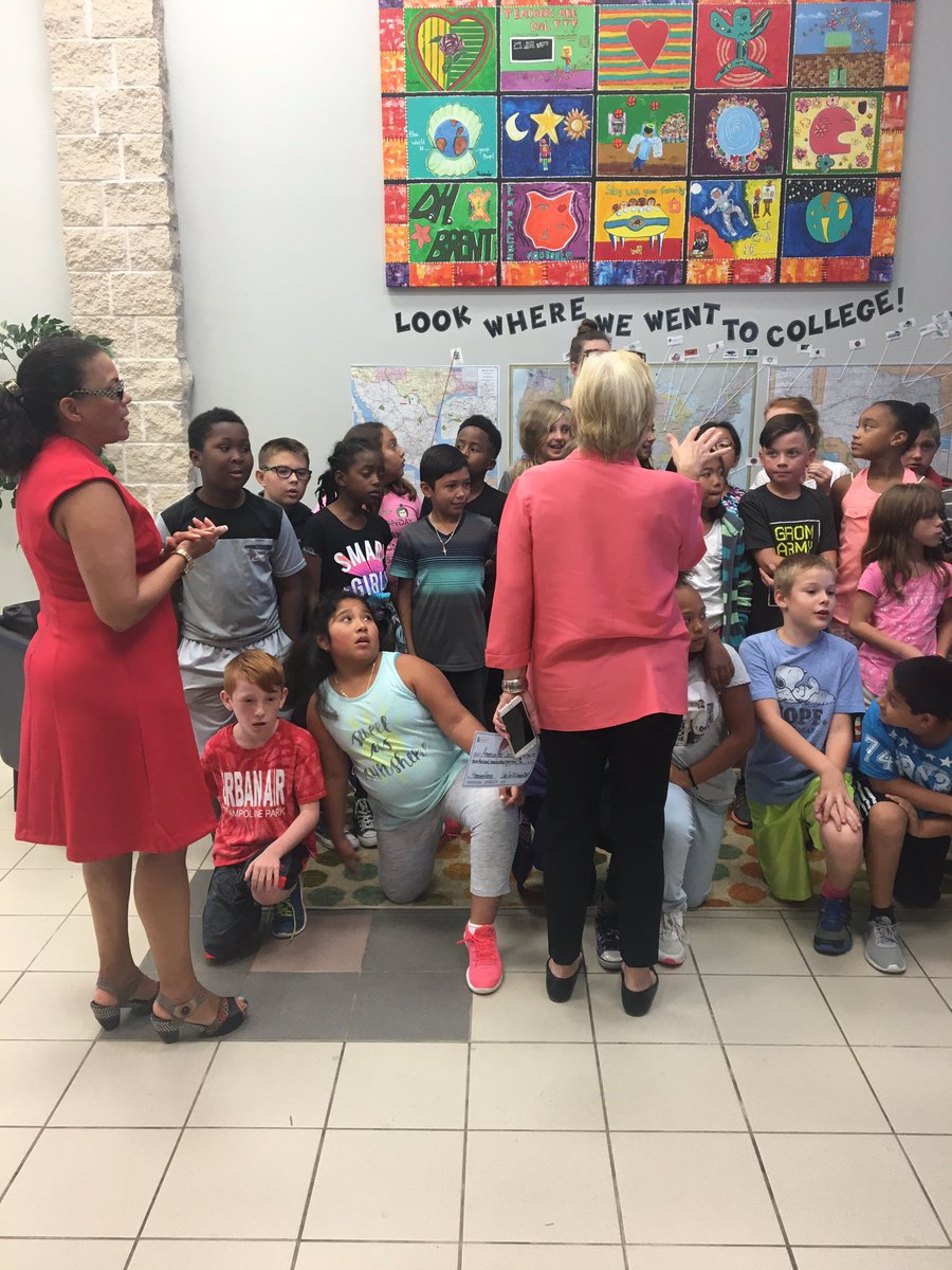 Little Elm Isd On Twitter Brent Leisd Students Getting Ready To Present A Check To The Redcross For Hurricane Harvey Relief
