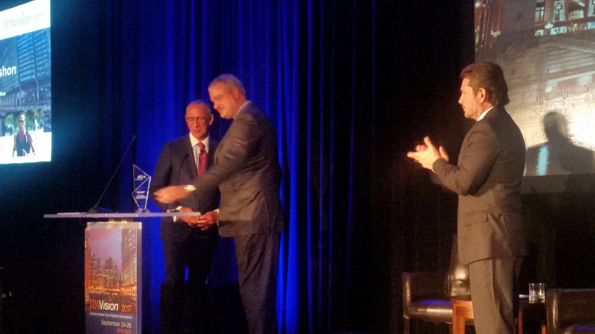 portfolioalts's tweet photo. Please join us in congratulating Mitchell Sabshon of @InlandGroup, this year's recipient of the IPA Chairman's award #IPAVision2017 https://t.co/E5mJeyxMWD