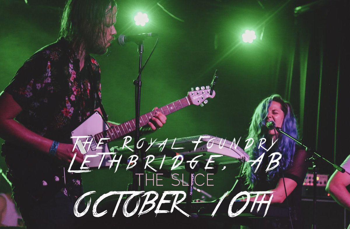 theroyalfoundry's tweet photo. Lethbridge! ONLY TWO WEEKS till we play with @TheRealMaxwells  at @SliceLethbridge  https://t.co/i1BjbS6EHt https://t.co/ZDI2WGbrvt