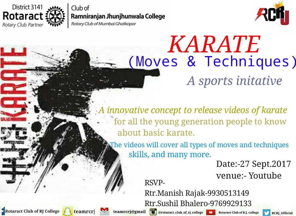 RCRJ_Official's tweet photo. #RCRJ
#Explore_Experience_Execute
#Karate
#Sports_Strength https://t.co/zwmqjMpMWp