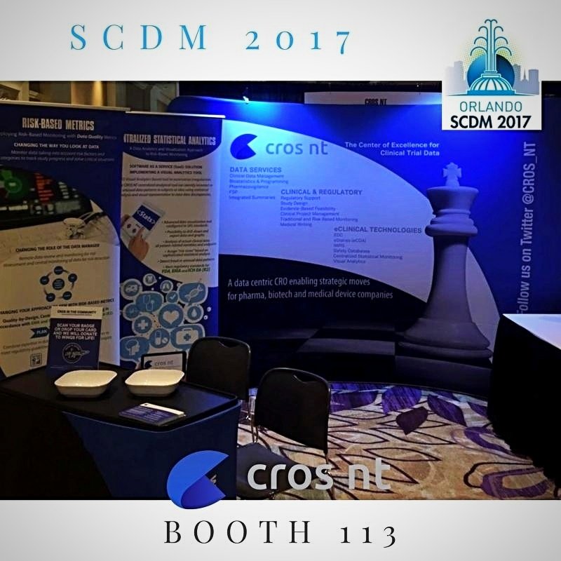 CROS_NT's tweet photo. Looking for #EMA approval of your #drug? Come visit booth #113 today at SCDM Annual Conference in Orlando to see how we can help #SCDM17 https://t.co/yQoIFKCvGy