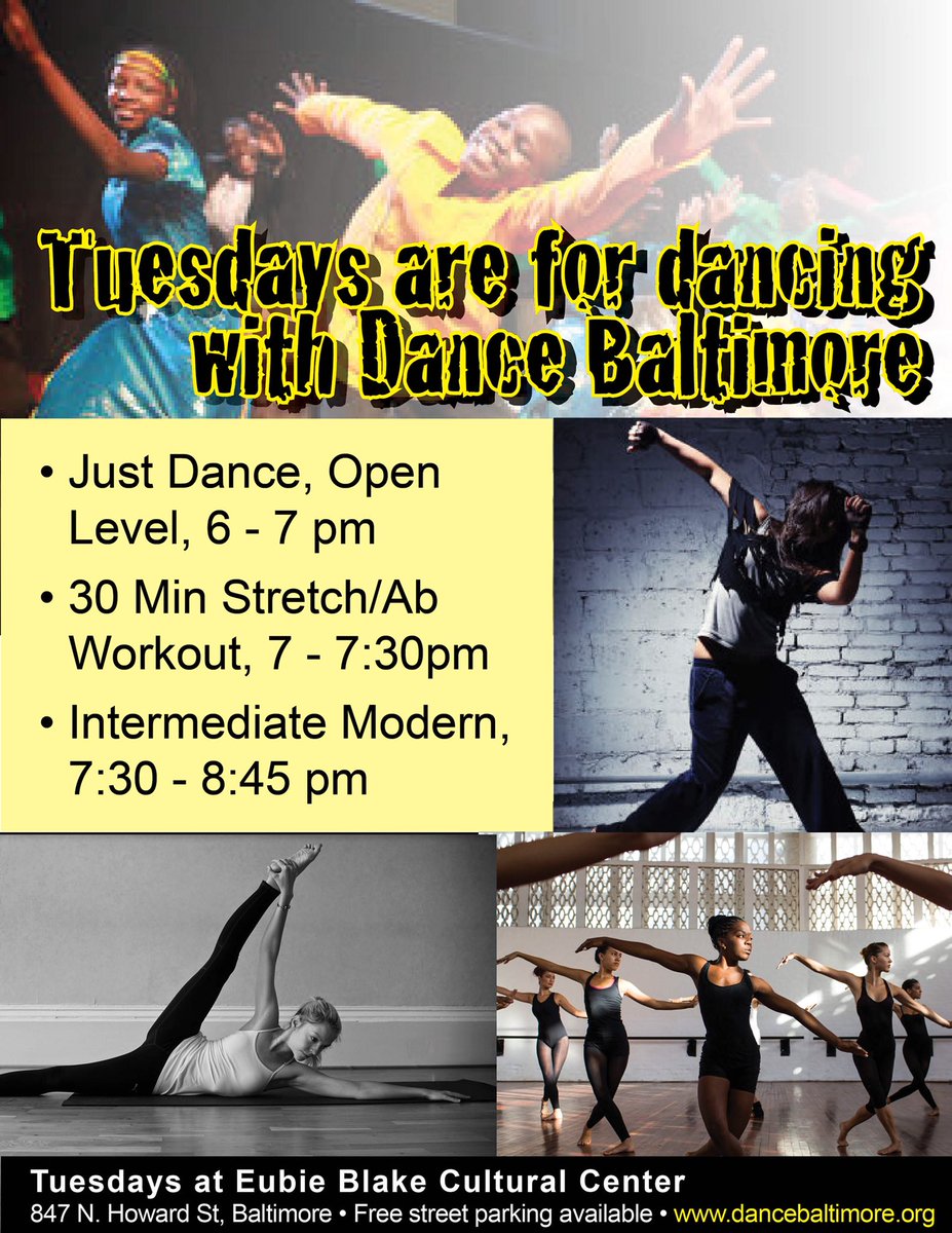 DancinBaltimore's tweet photo. Do. You. Know. What. Today. Is? 
TUESDAYS WITH DANCE BALTIMORE‼️
SEE YOU THERE ‼️‼️💃🏽😌💃🏽💃🏽 https://t.co/NAcDbP5gb1