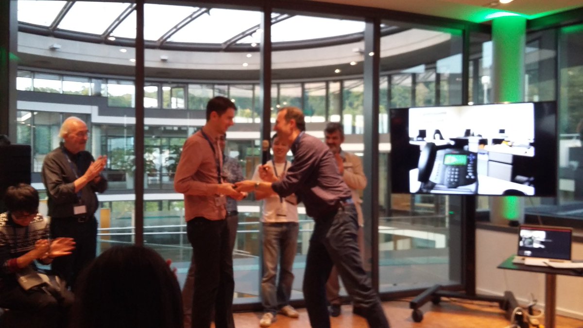 Dr Anna Caballe (@caballe_anna) on Twitter photo Very much well deserved victory for <a href="/Retropz/">Andrew Porter</a> at the #EMBOCentrosome Science Slam! Good laugh with all the speakers and <a href="/JordanRaff/">Jordan Raff</a> too!! Very much well deserved victory for <a href="/Retropz/">Andrew Porter</a> at the #EMBOCentrosome Science Slam! Good laugh with all the speakers and <a href="/JordanRaff/">Jordan Raff</a> too!!