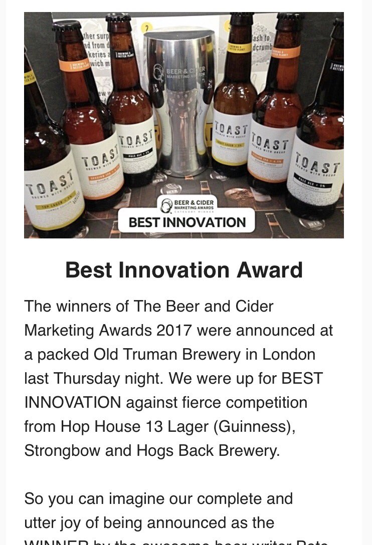 TheDeliAt80's tweet photo. We've got #awardwinning @ToastAle Congratulations to #ToastAle #beer #ale #innovation #n4 #stroudgreen #booze #FinsburyPark #surplusbread https://t.co/xfRXfPAwgr