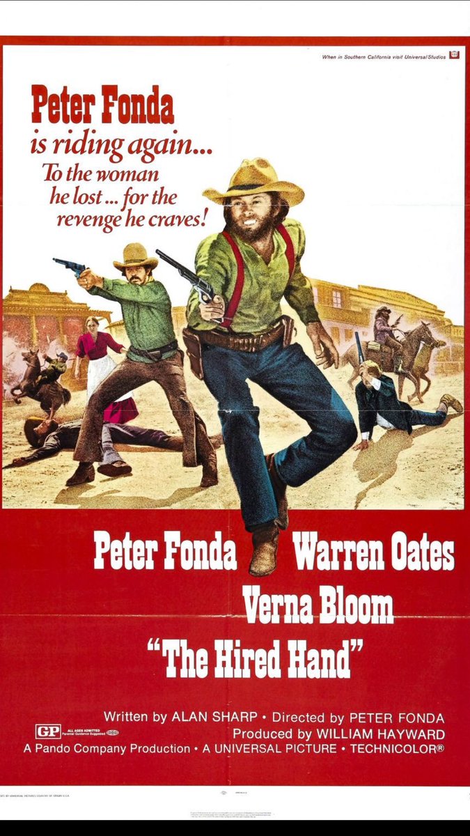 Movie of the day... The Hired Hand by Peter Fonda #western #peterfonda