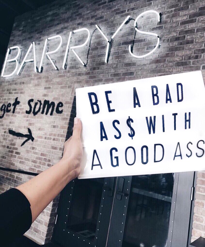 Barrys's tweet photo. No ifs, just good butts 🍑😉 #Barrys #buttandlegsday https://t.co/gpZk6J4szG