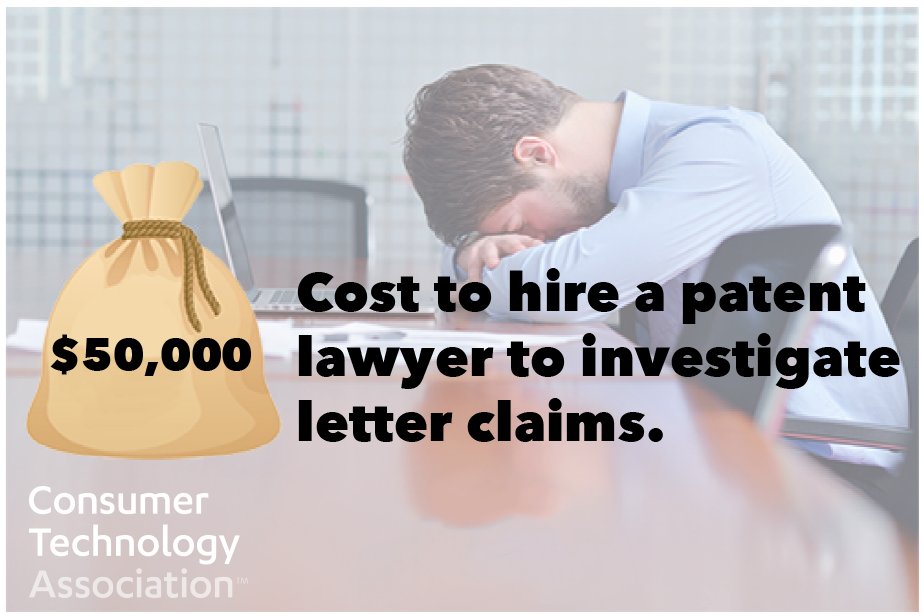 cta_policy's tweet photo. IPR is an affordable @uspto trial proceeding for small businesses to fight patent troll attacks. Let's protect it https://t.co/raYsxh6fUd https://t.co/gWJp3rbvfu