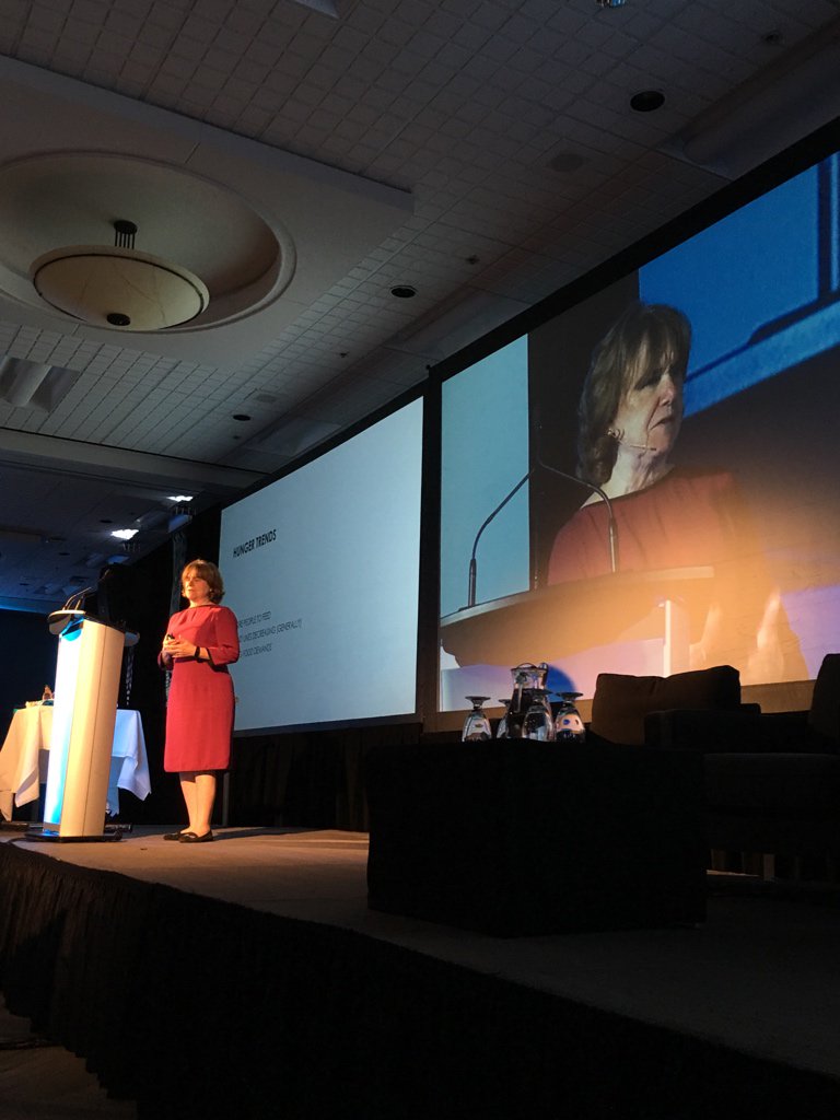 BioscienceMB's tweet image. .@C_A_Bertini takes the stage! We’re honoured to have a World Food Prize Laureate present on world hunger. #ABIC2017 #SolutionsStartHere