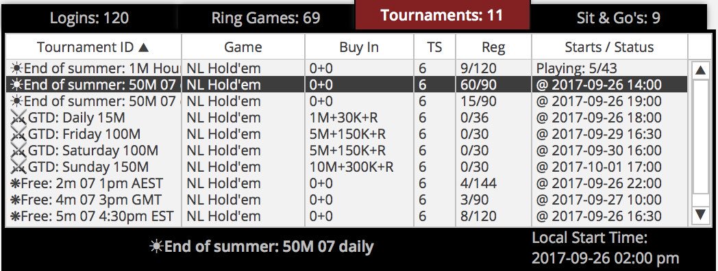 TokenBets's tweet image. Our end of the summer giveaways this week begin in 10 mins. Starting with 50m 07! Login -&amp;gt; tournaments -&amp;gt; register - IT’S FREE #runescape