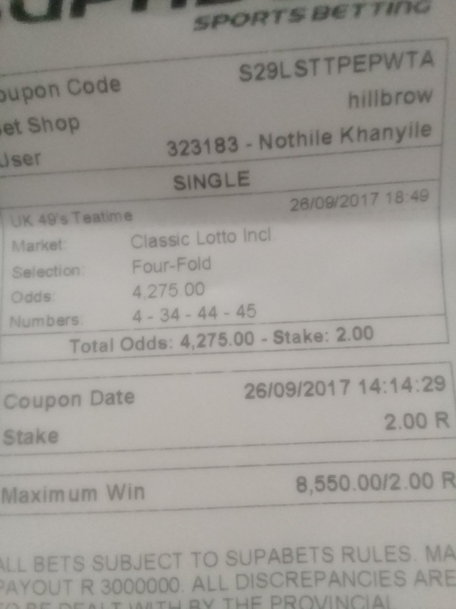 supabets lotto results
