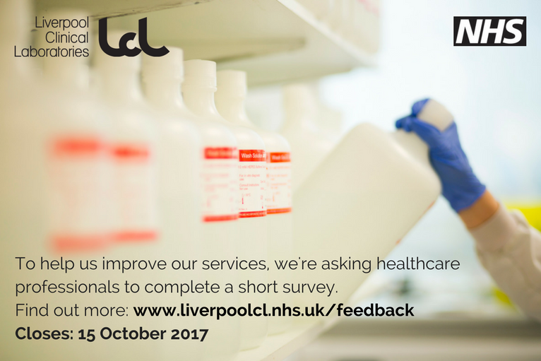 lplclinlabs's tweet photo. As part of the @UKAS accreditation process we're asking healthcare professionals for feedback on our services: https://t.co/Gh5KyUvEnR https://t.co/OSixK2Uf6O