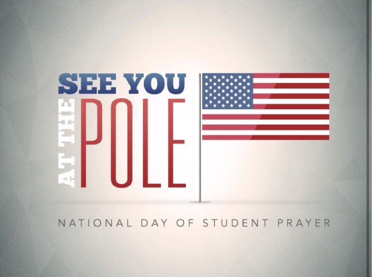 SummitFBBC's tweet image. Students! 
Tomorrow is a great opportunity to rally together in prayer at your schools flagpole. Dont miss it!
(7:00AM..Northstar:7:30AM)