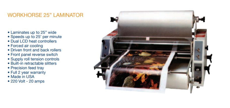 The Workhorse 25” #Laminator Find this at cortechquality.ca