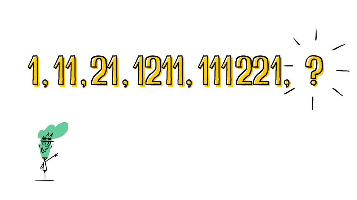 TED_ED's tweet photo. Can you guess the next number in this sequence? https://t.co/84Z9gnwdja https://t.co/QAROKq1HS3